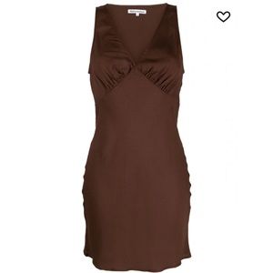 Reformation Calix Dress in Chocolate